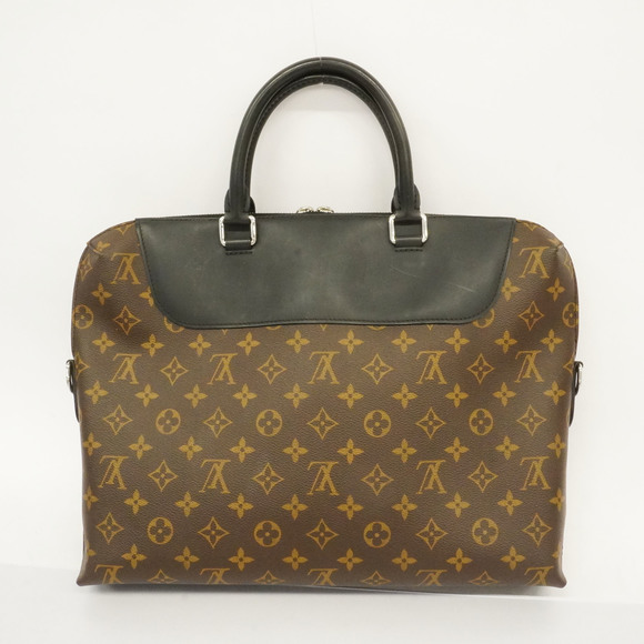 LOUIS VUITTONAuth  Monogram Macassar Porte De Cumanjour NM M54019 Briefcase - Picture 10 of 10